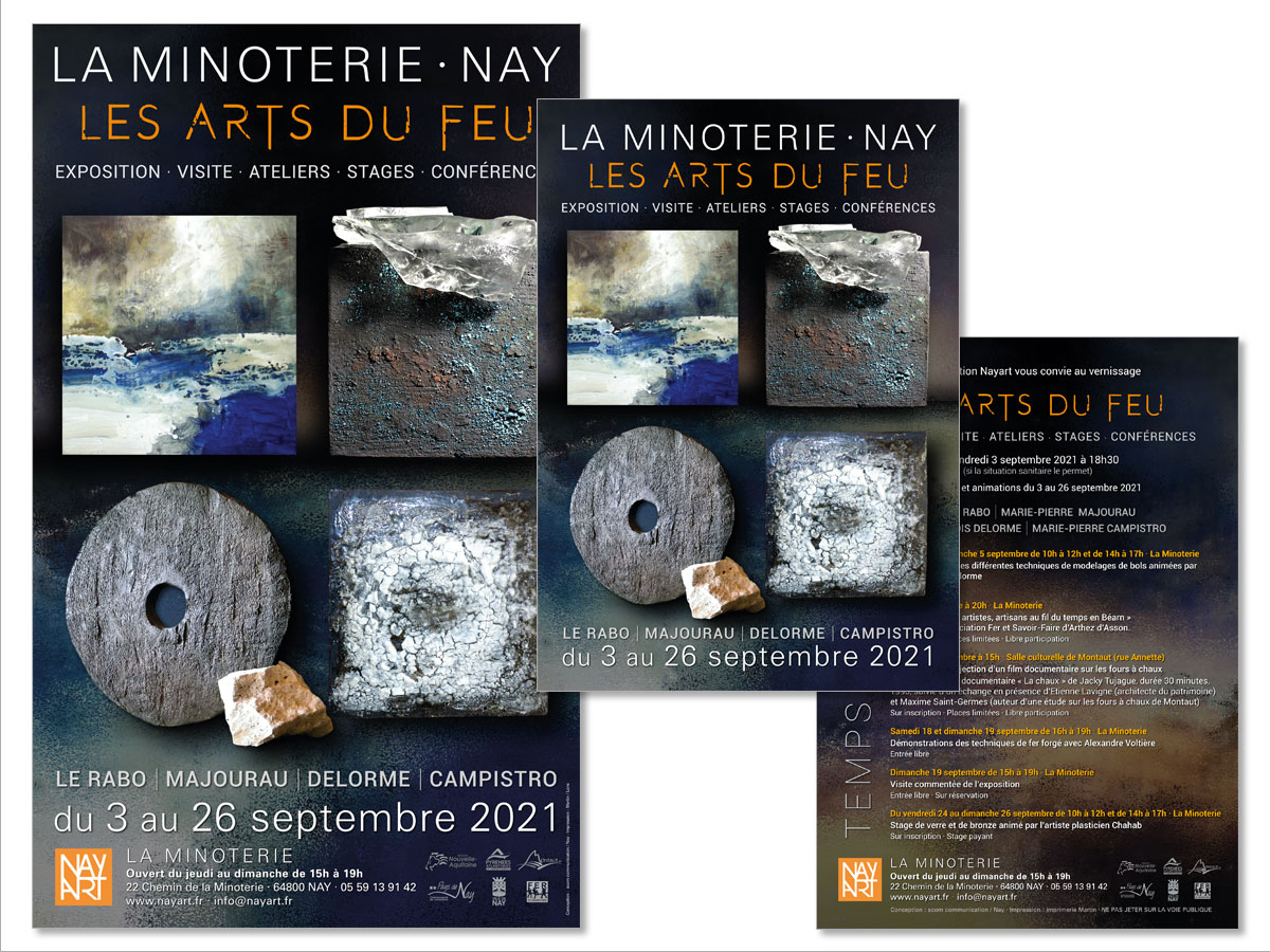 Exposition "les arts du feu"" à la Minoterie nay